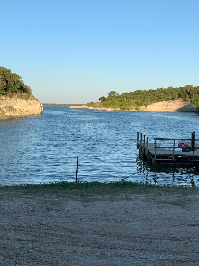 Lake Whitney Log Cabin Lakewood Harbor エクステリア 写真