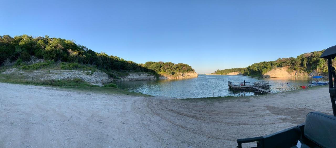 Lake Whitney Log Cabin Lakewood Harbor エクステリア 写真