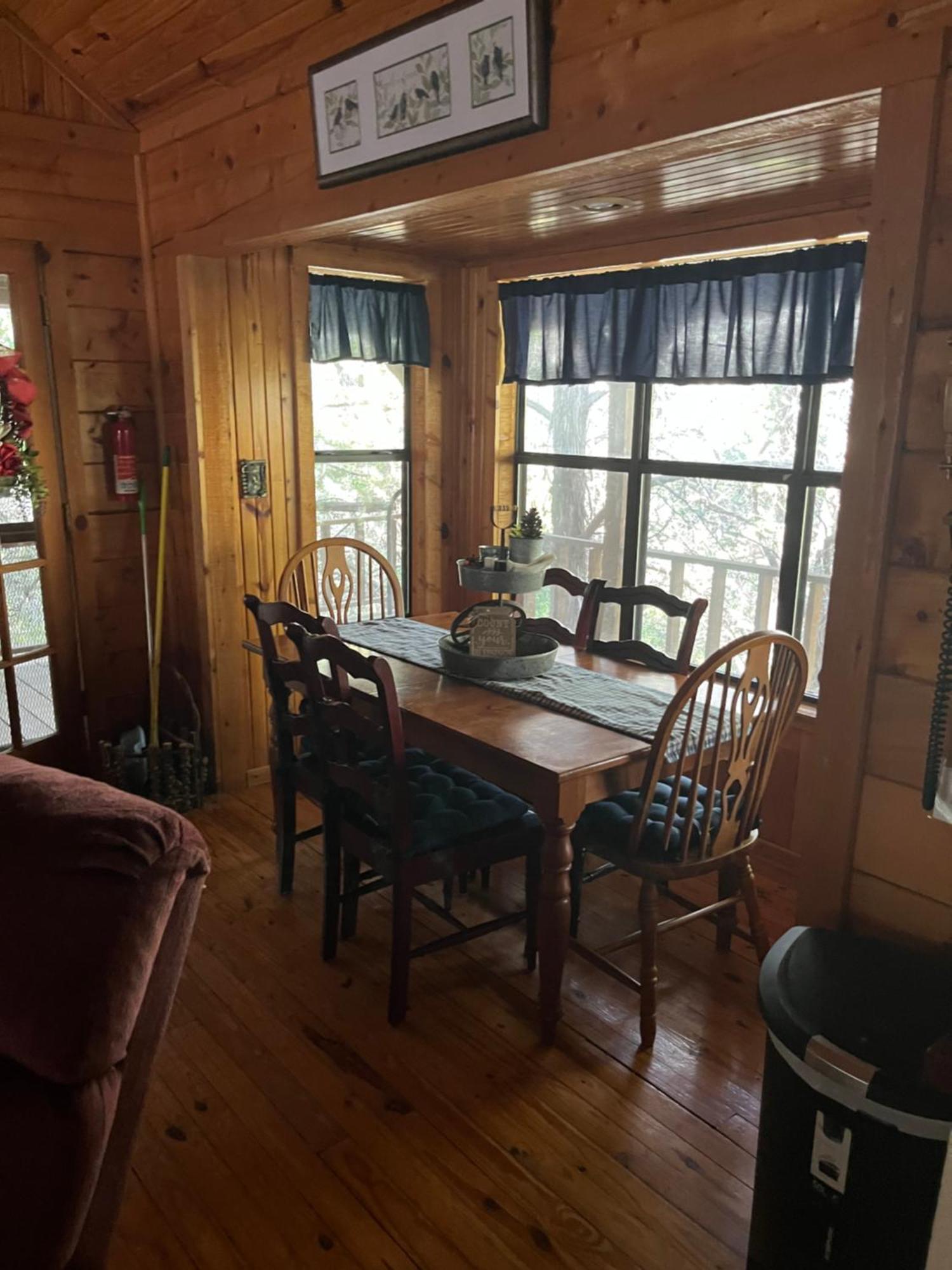 Lake Whitney Log Cabin Lakewood Harbor エクステリア 写真
