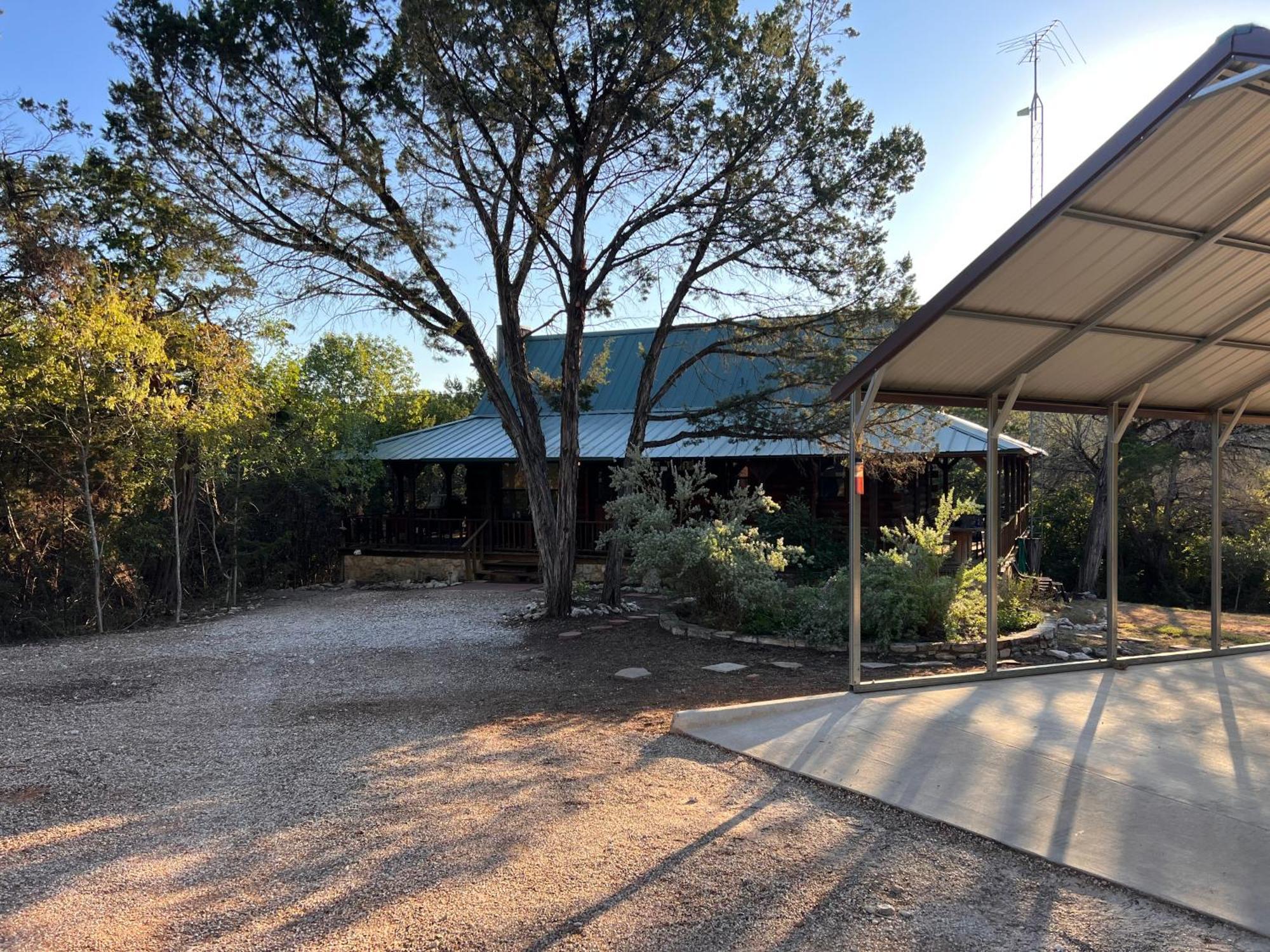 Lake Whitney Log Cabin Lakewood Harbor エクステリア 写真